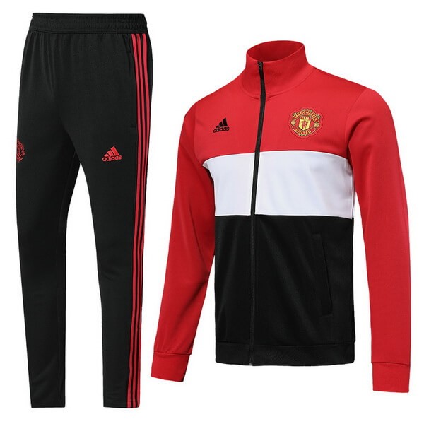 Survetement Football Manchester United 2019-20 Rouge Blanc Noir